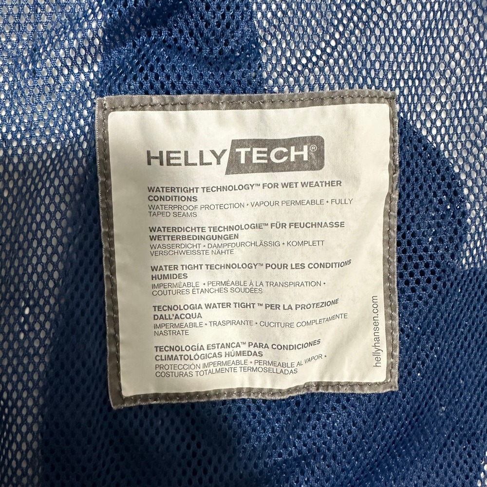 Helly Hansen Packable Windbreaker Jacket Hooded B… - image 10